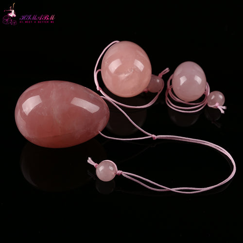 Natural Rose Quartz jade egg