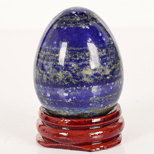 Jade Egg 45*35MM Undrilled Natural lapis lazuli